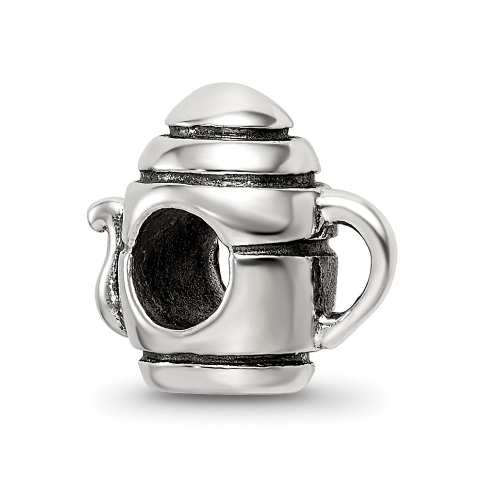 Sterling Silver Reflections Teapot Bead