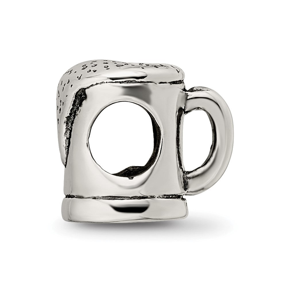 Sterling Silver Reflections Beer Mug Bead