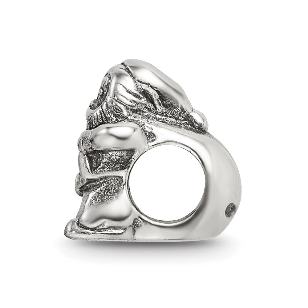 Sterling Silver Reflections Santa Claus Bead