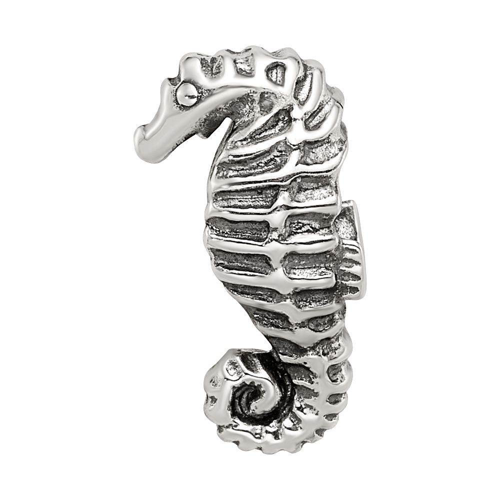 Sterling Silver Reflections Seahorse Bead