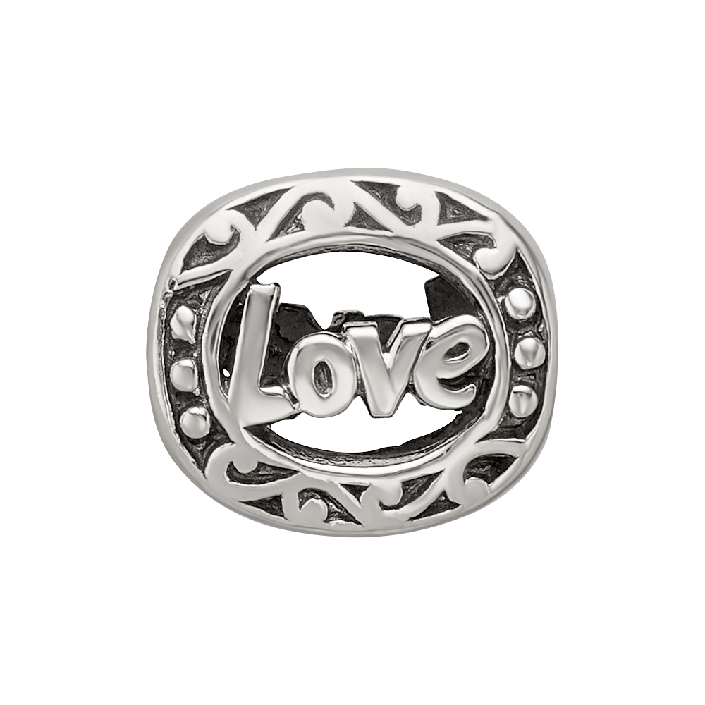 Sterling Silver Reflections Love Bead