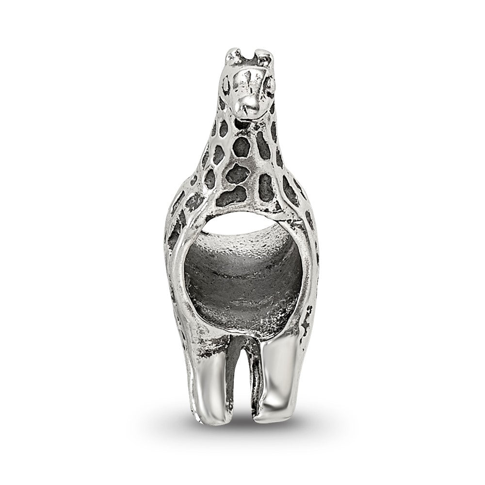 Sterling Silver Reflections Giraffe Bead