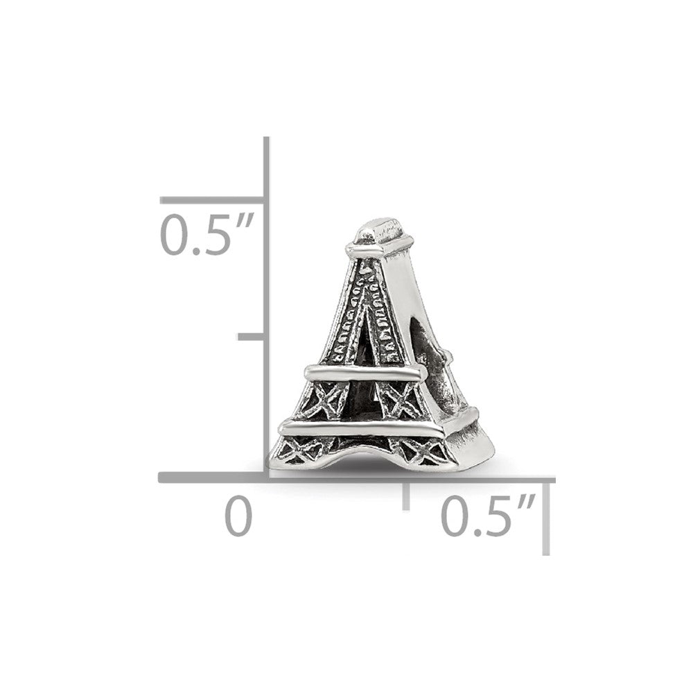 Sterling Silver Reflections Eiffel Tower Bead