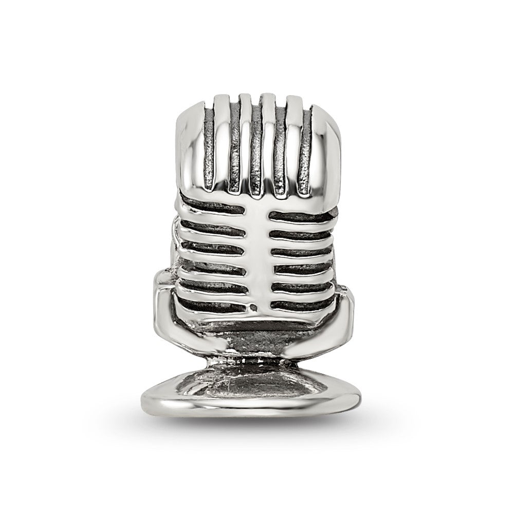 Sterling Silver Reflections Microphone Bead