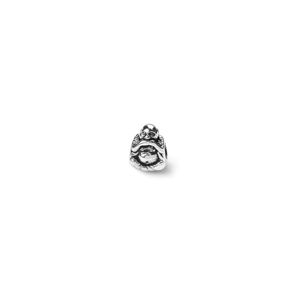 Sterling Silver Reflections Speak No Evil Buddha Bead