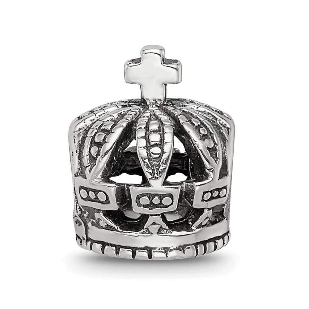 Sterling Silver Reflections Crown Bead