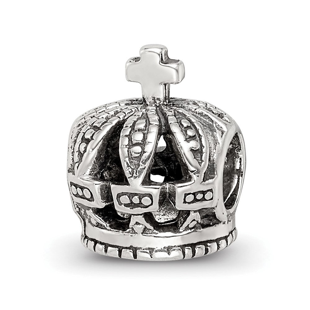 Sterling Silver Reflections Crown Bead