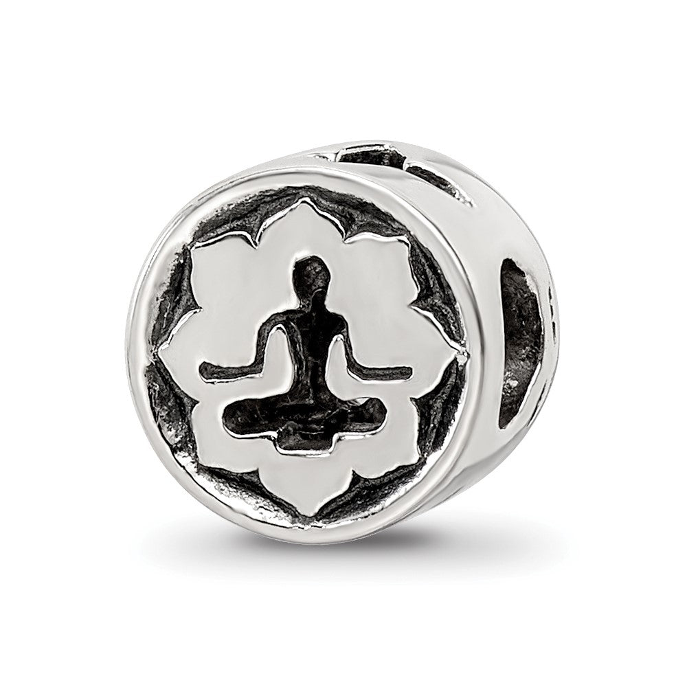 Sterling Silver Reflections Yoga Lotus Bead