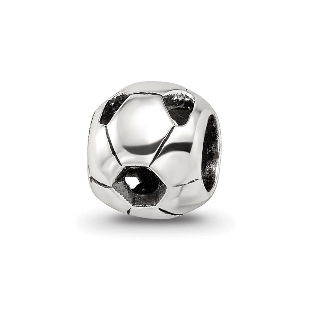 Sterling Silver Reflections Soccer Ball Bead