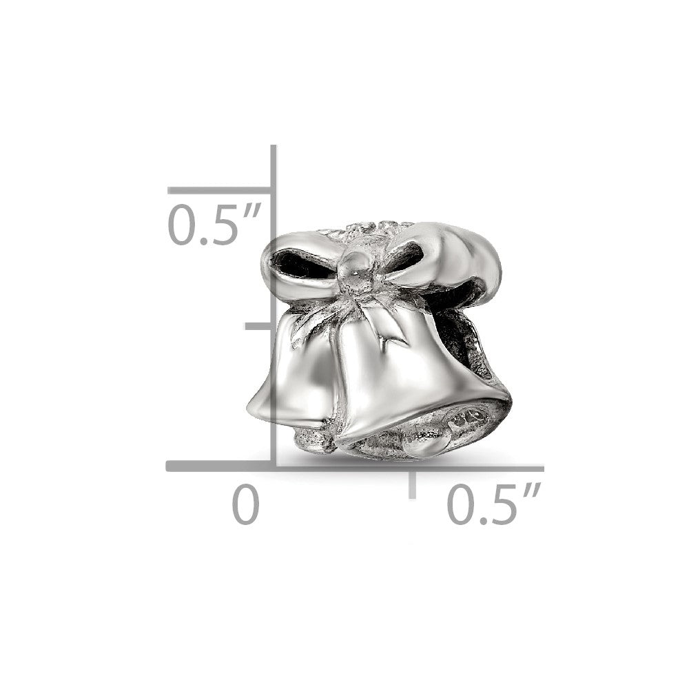 Sterling Silver Reflections Christmas Bells Bead