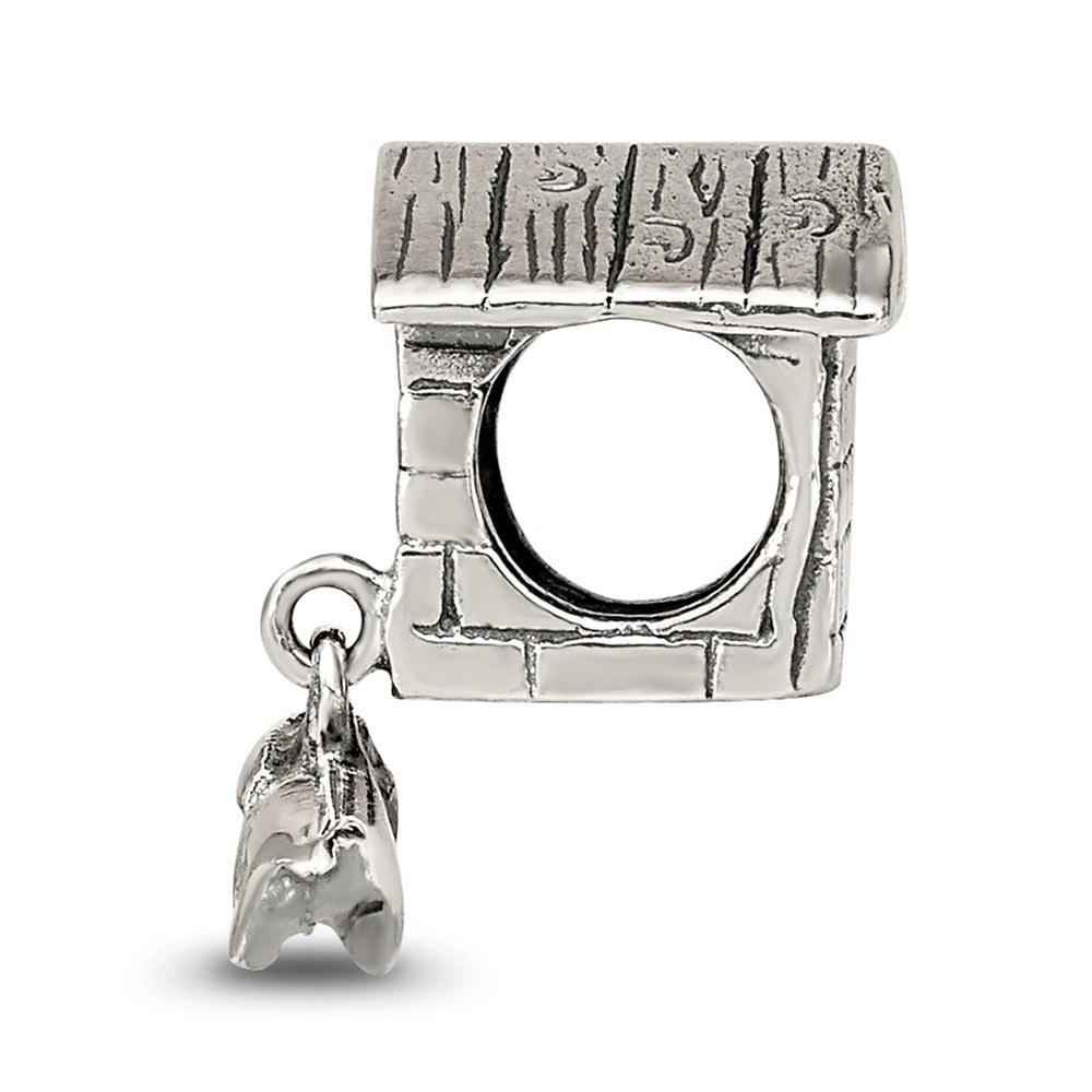 Sterling Silver Reflections Dog House Dangle Bead