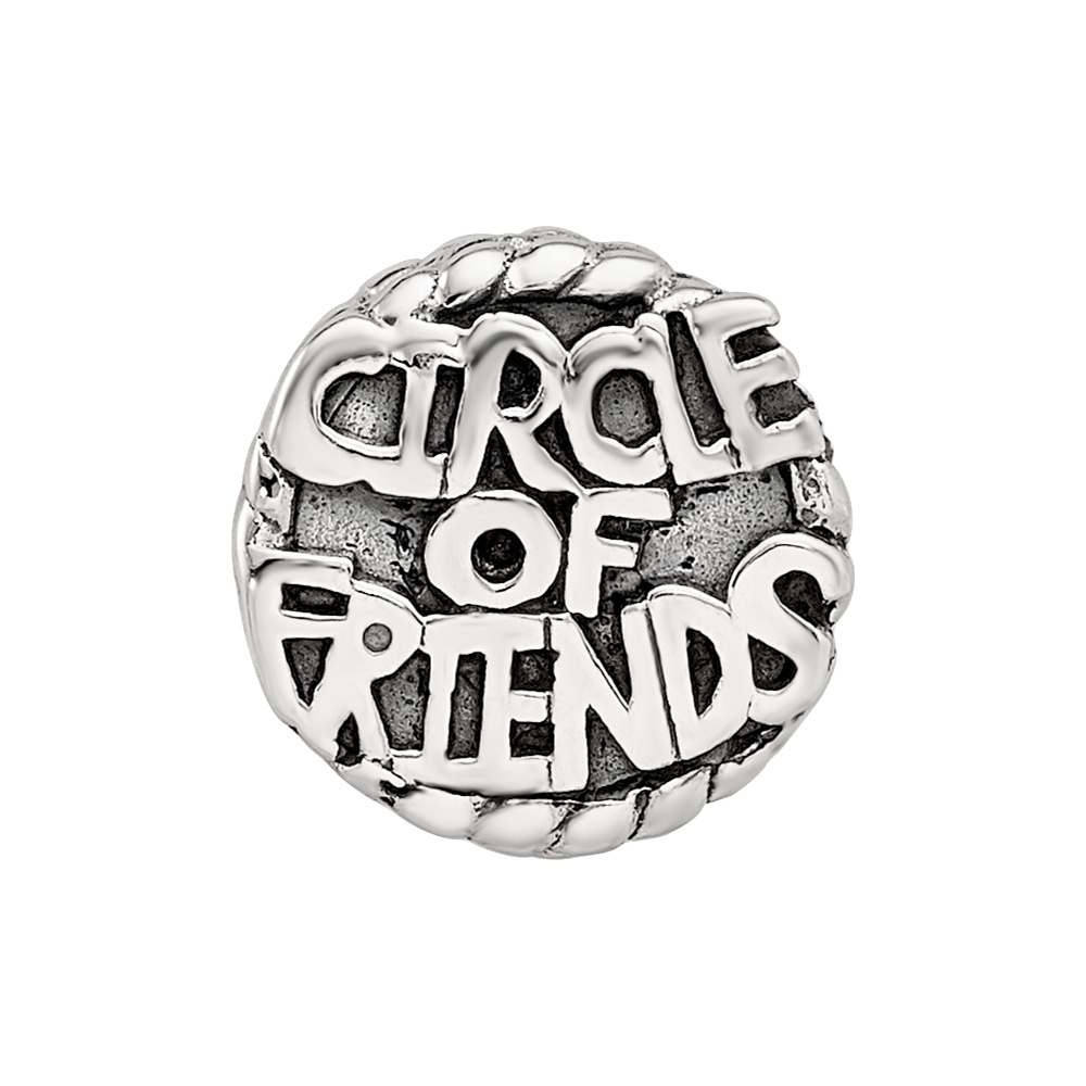 Sterling Silver Reflections Circle of Friends Bead