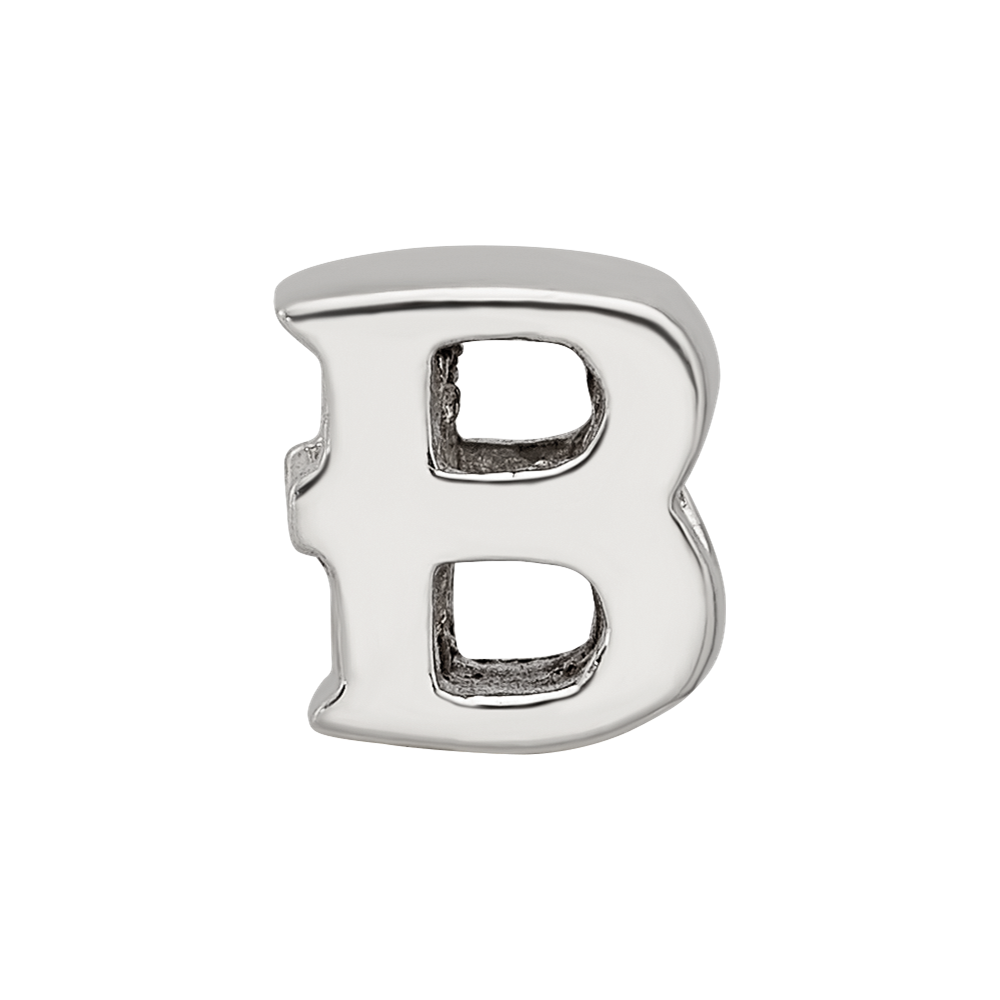 Sterling Silver Reflections Letter B Bead