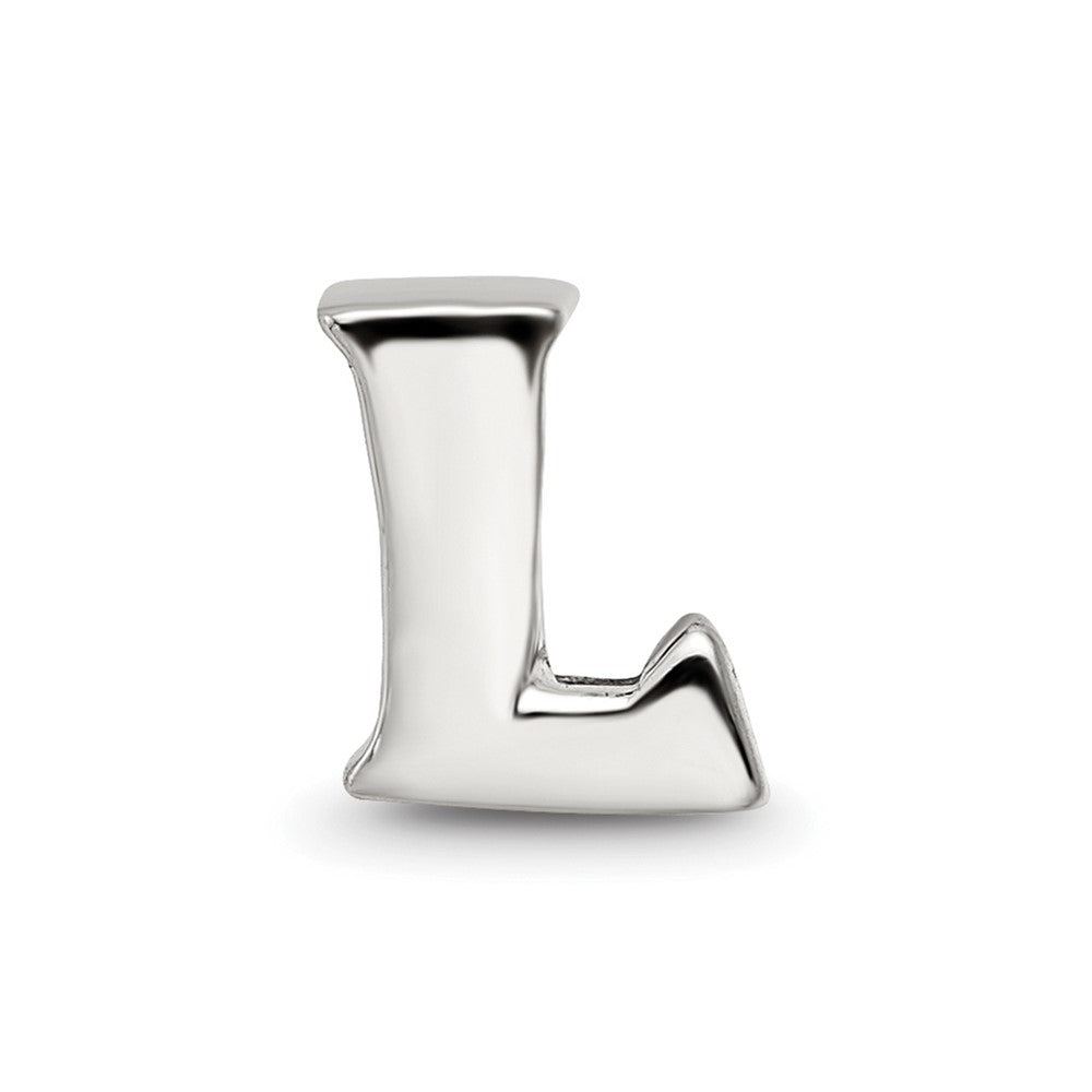 Sterling Silver Reflections Letter L Bead