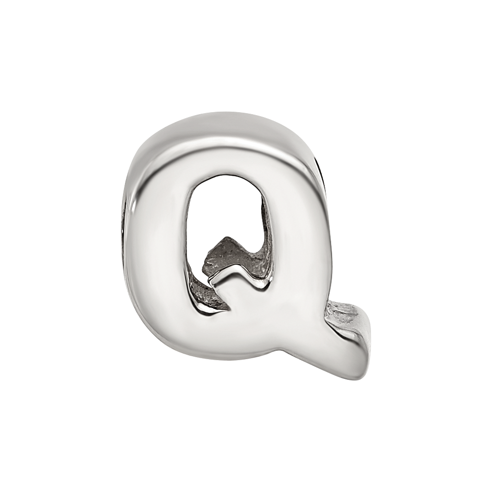 Sterling Silver Reflections Letter Q Bead