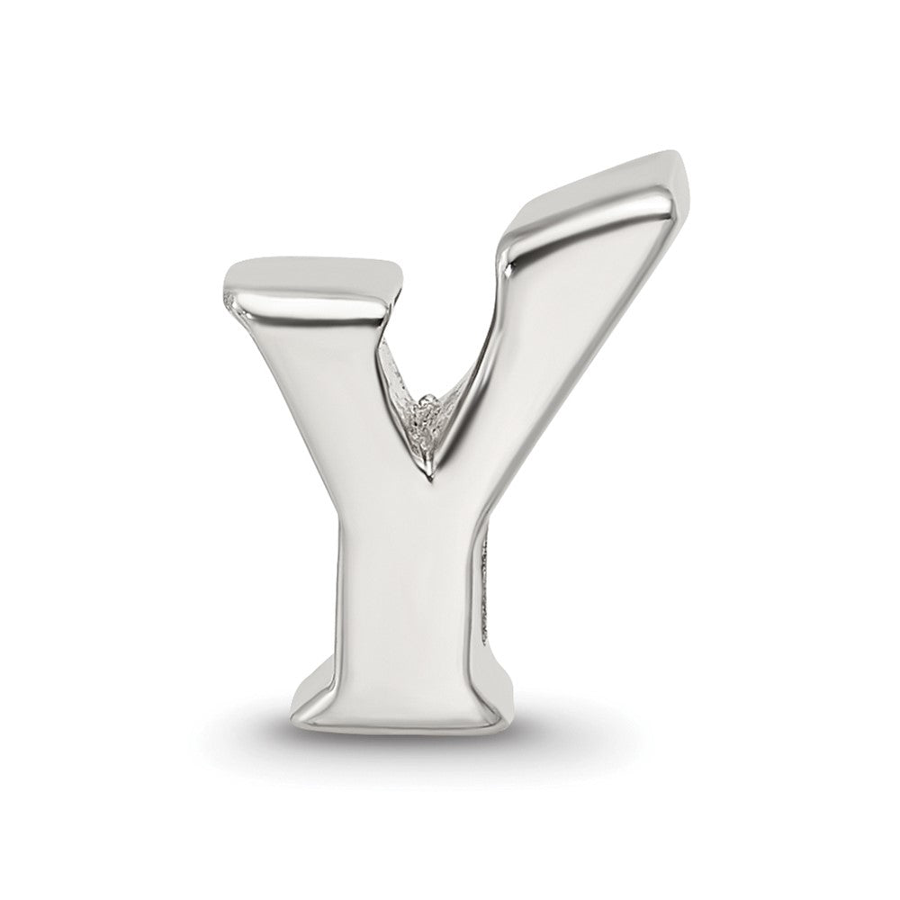 Sterling Silver Reflections Letter Y Bead