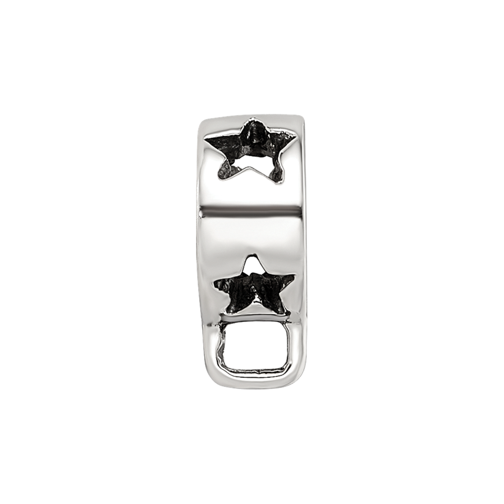 Sterling Silver Reflections Star w/Loop for Click-on Bead