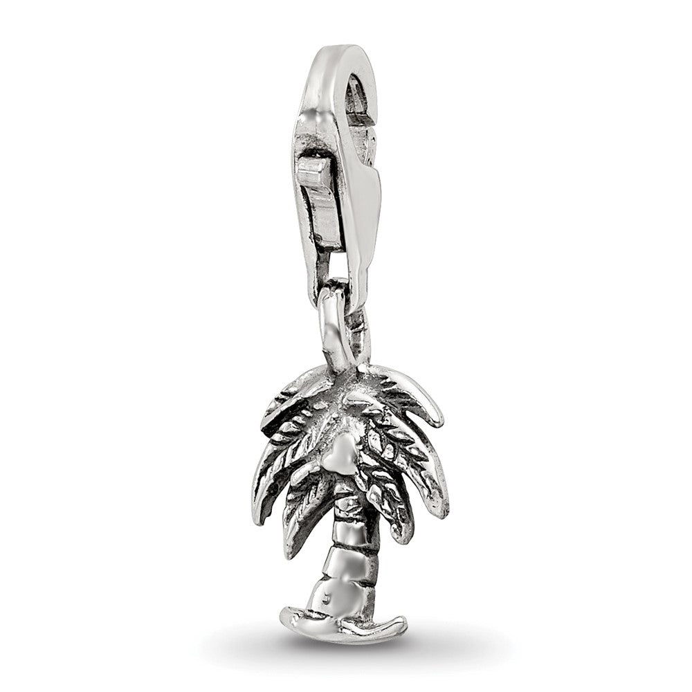 Sterling Silver Reflections Palm Tree Click-on for Bead