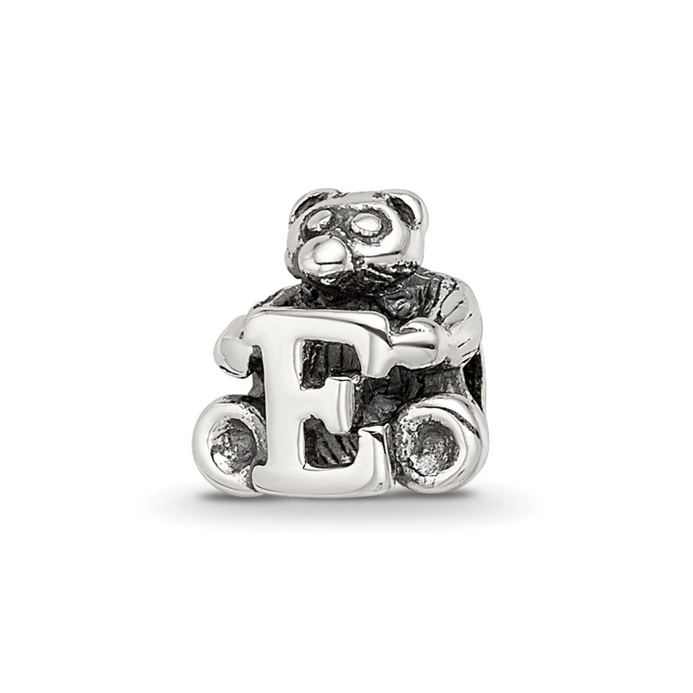 Sterling Silver Reflections Kids Letter E Bead