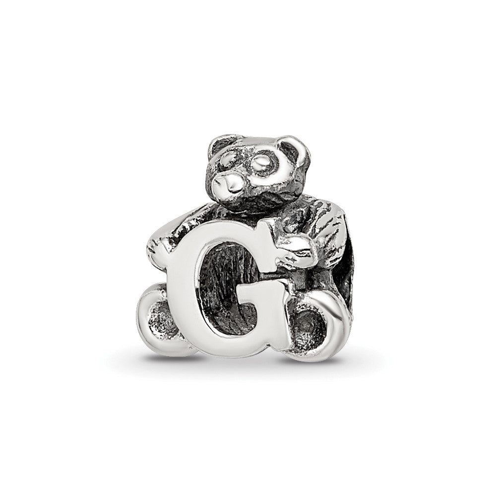 Sterling Silver Reflections Kids Letter G Bead