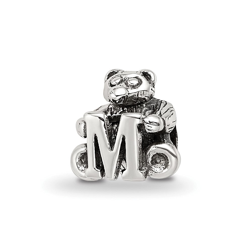 Sterling Silver Reflections Kids Letter M Bead