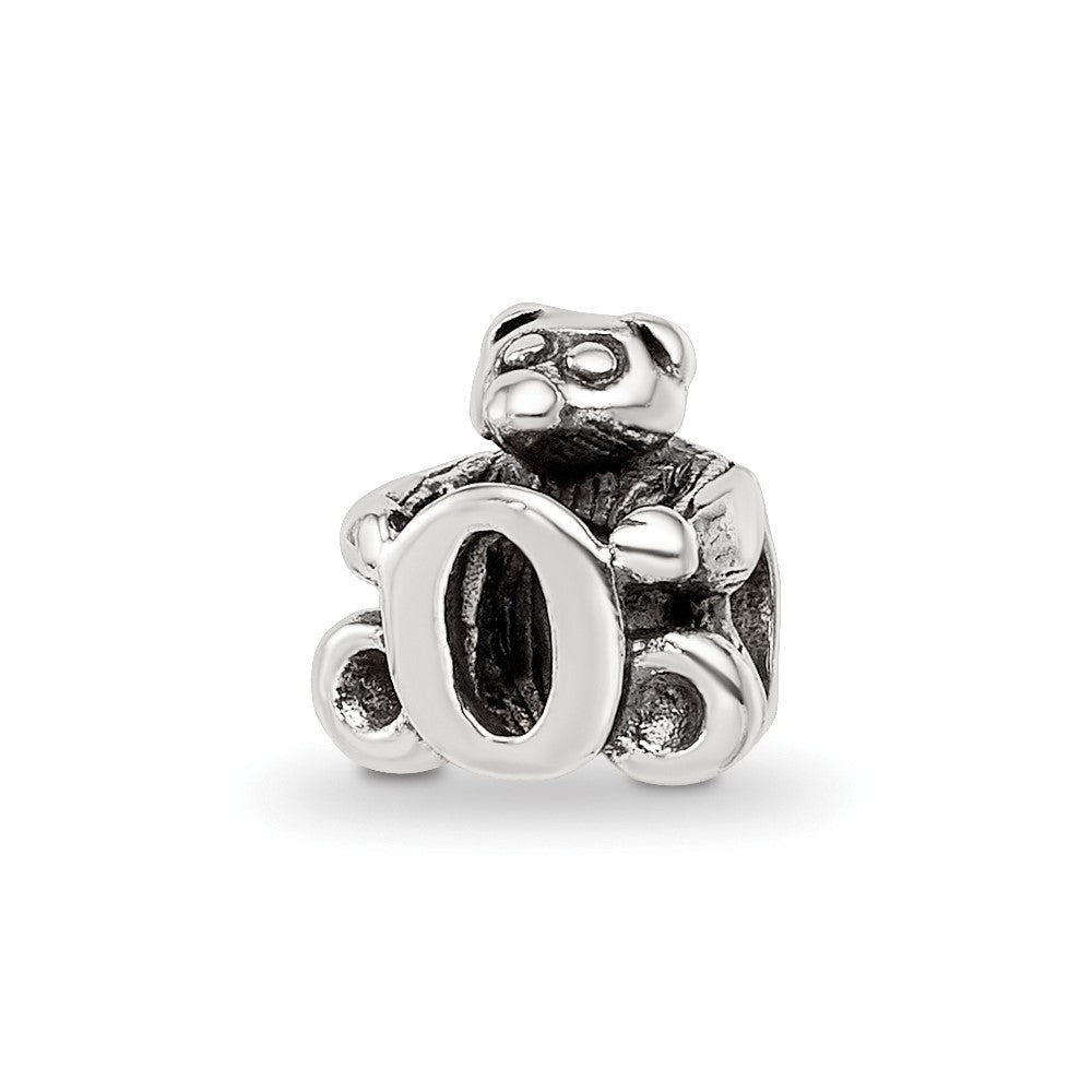 Sterling Silver Reflections Kids Letter O Bead