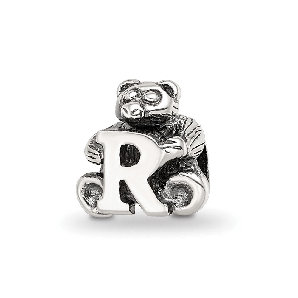 Sterling Silver Reflections Kids Letter R Bead