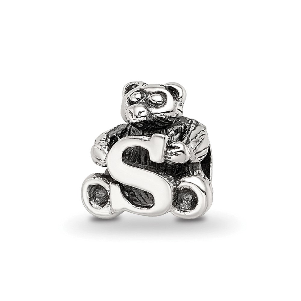 Sterling Silver Reflections Kids Letter S Bead