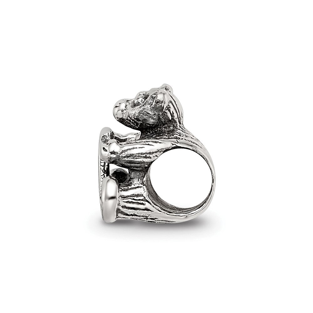 Sterling Silver Reflections Kids Letter T Bead