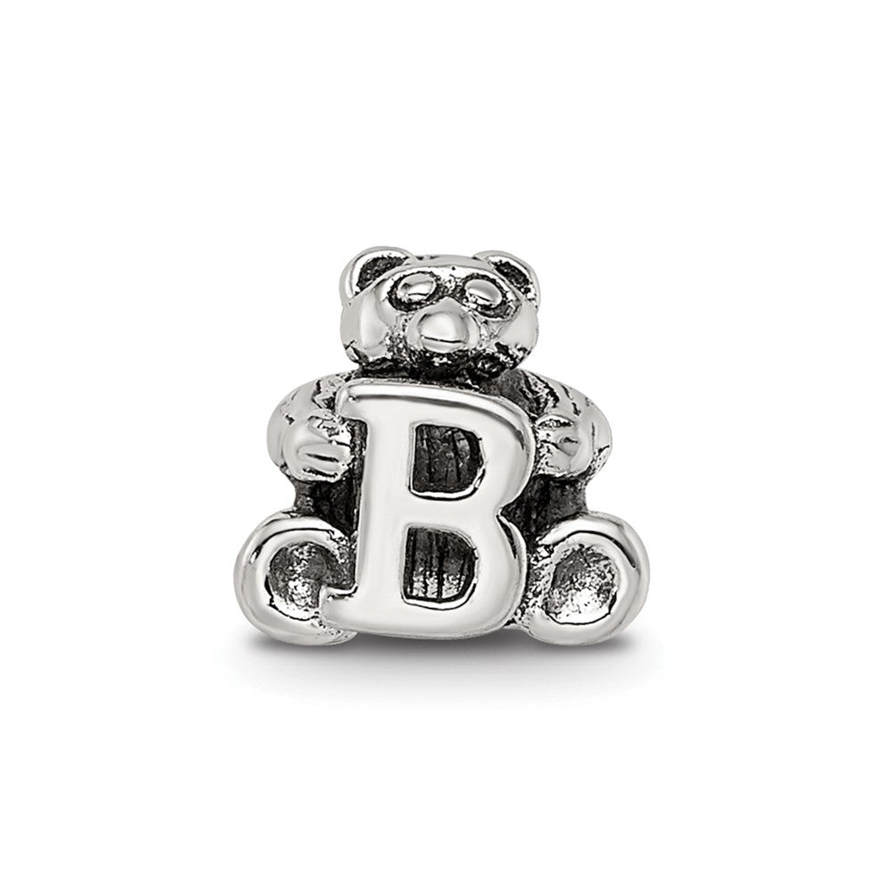 Sterling Silver Reflections Kids Letter B Bead