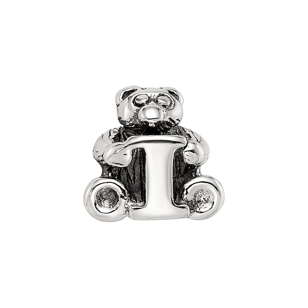 Sterling Silver Reflections Kids Letter I Bead