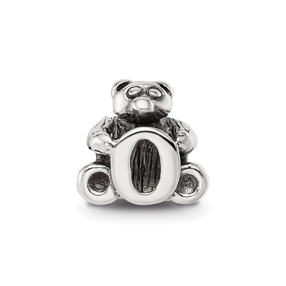 Sterling Silver Reflections Kids Letter O Bead