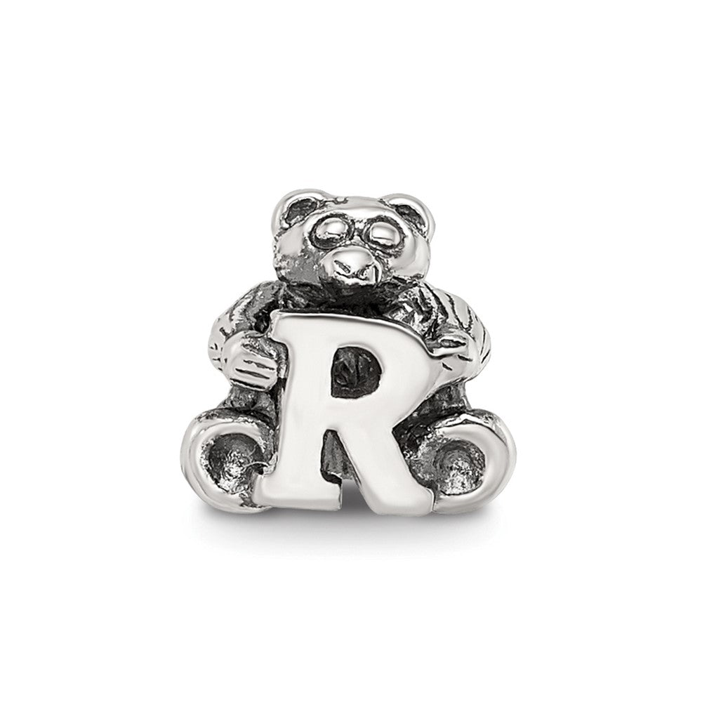 Sterling Silver Reflections Kids Letter R Bead