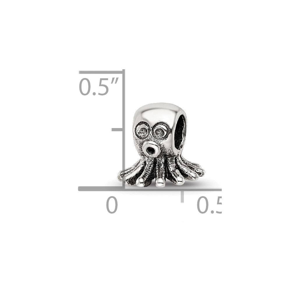 Sterling Silver Reflections Kids Octopus Bead