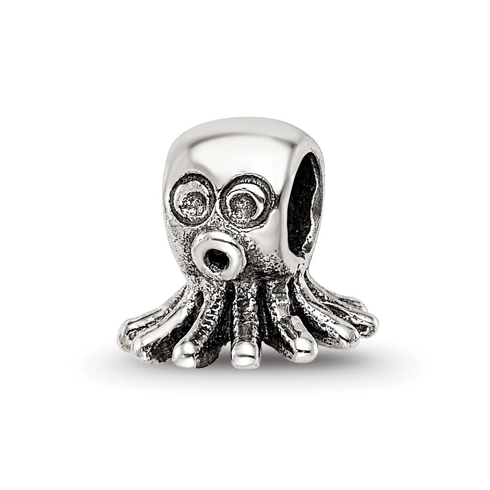 Sterling Silver Reflections Kids Octopus Bead