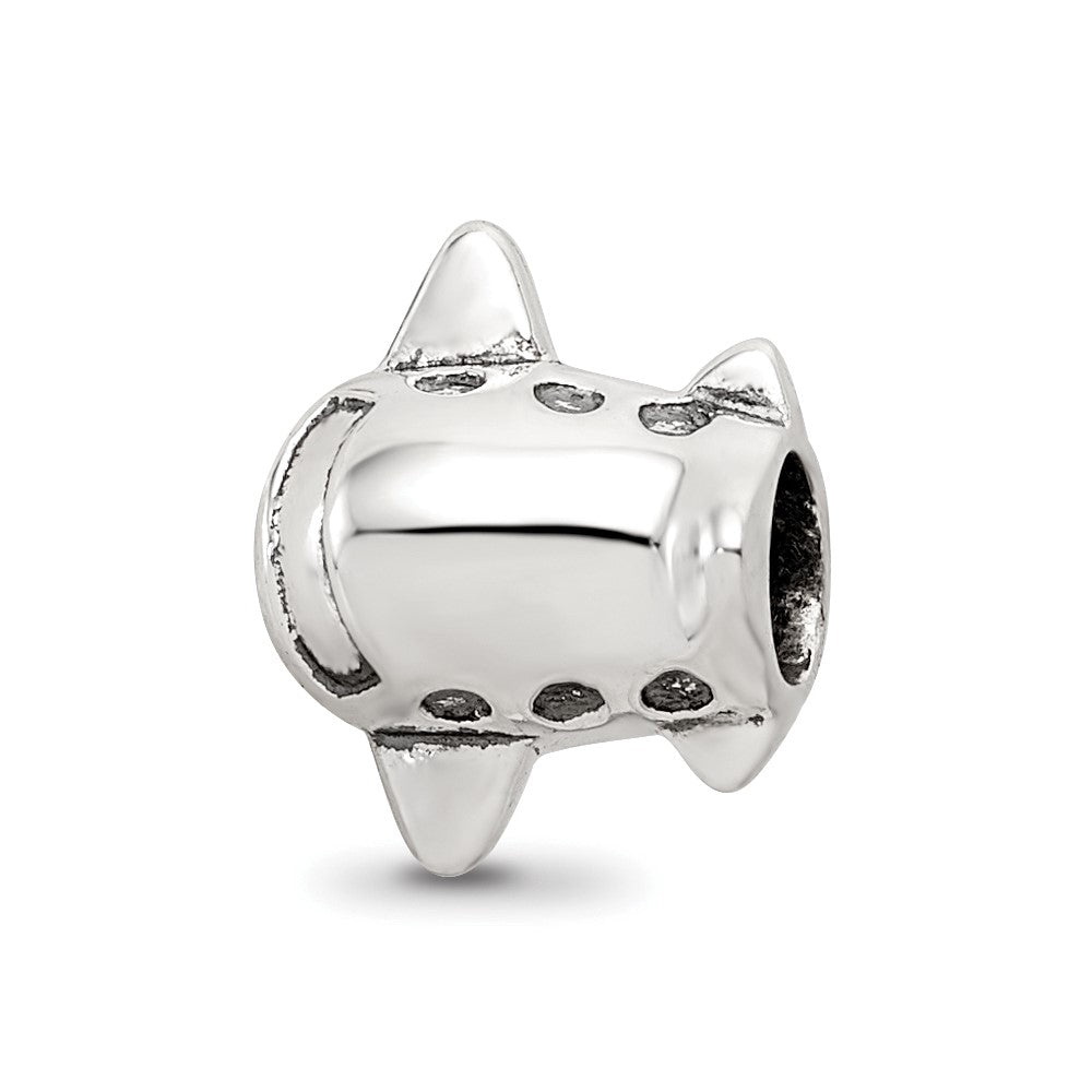 Sterling Silver Reflections Kids Airplane Bead