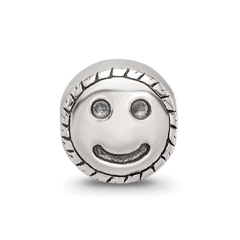 Sterling Silver Reflections Kids Smiley Face Bead