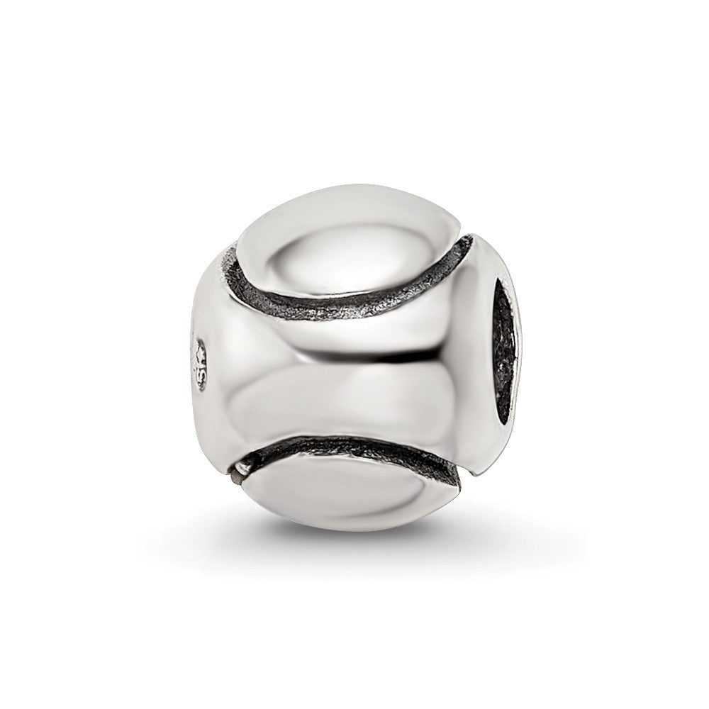 Sterling Silver Reflections Kids Tennis Ball Bead