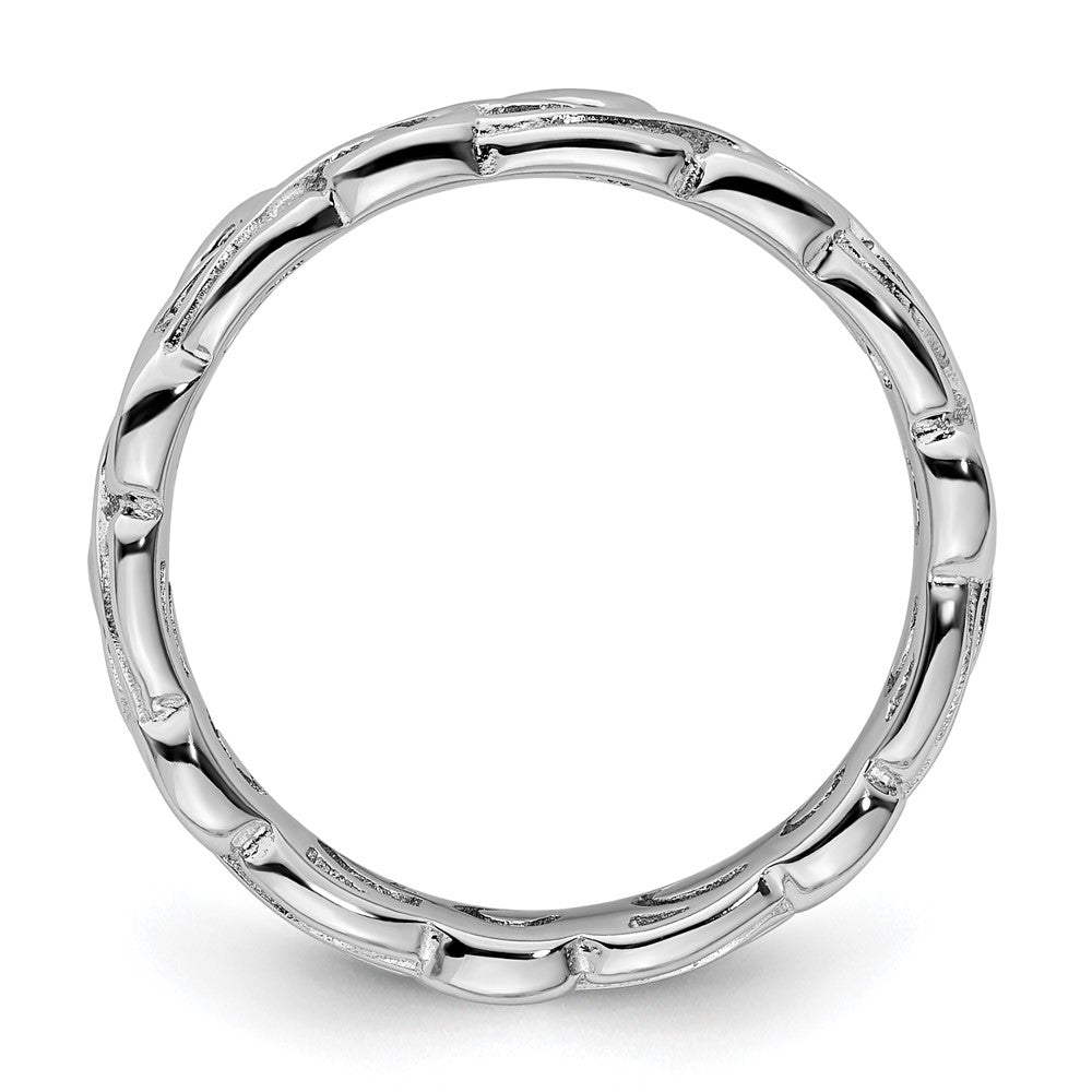 Sterling Silver Stackable Expressions Polished Ring