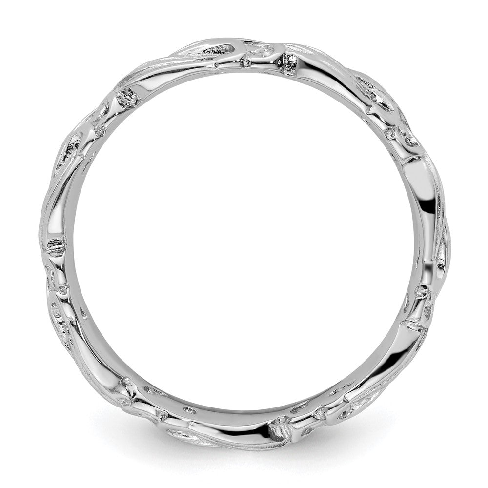 Sterling Silver Stackable Expressions Polished Ring