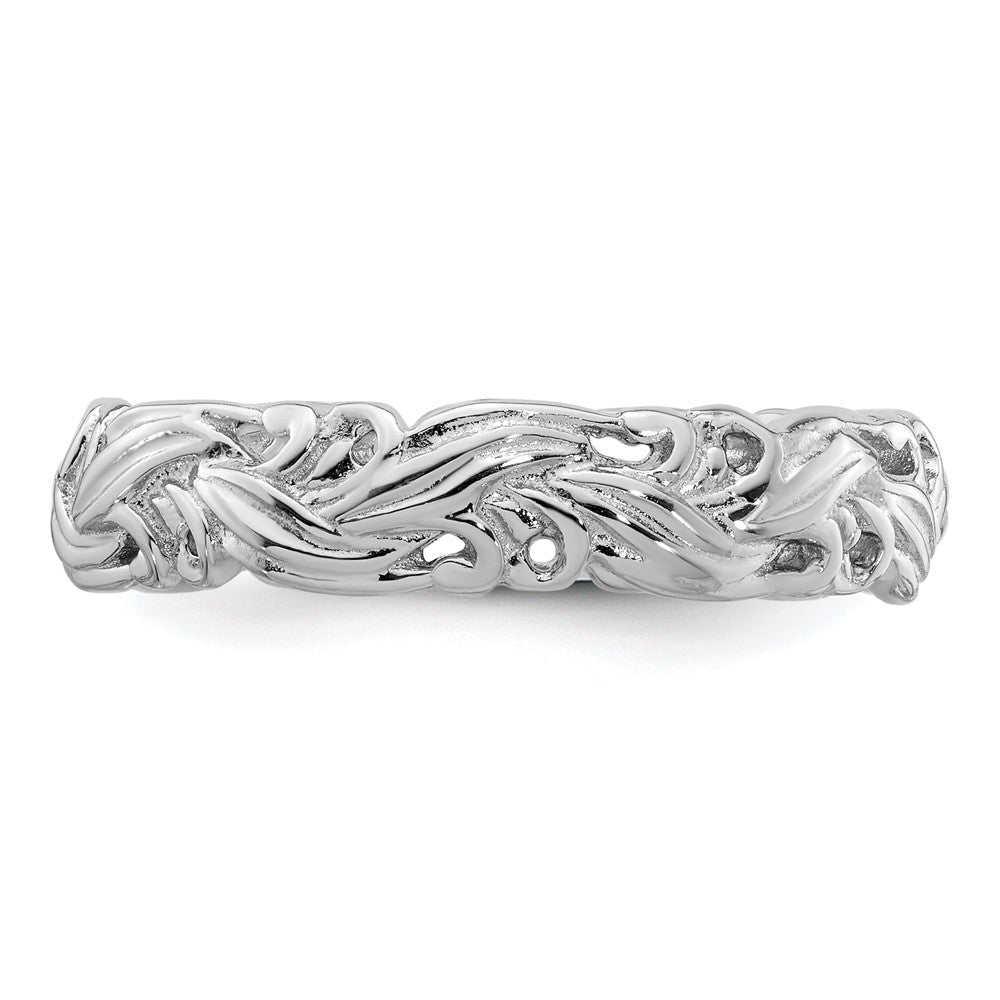 Sterling Silver Stackable Expressions Polished Ring