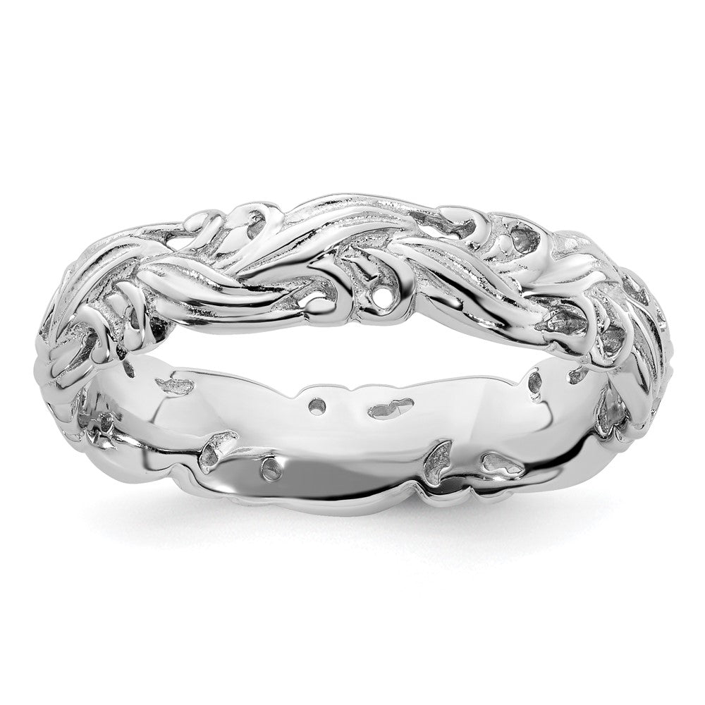 Sterling Silver Stackable Expressions Polished Ring