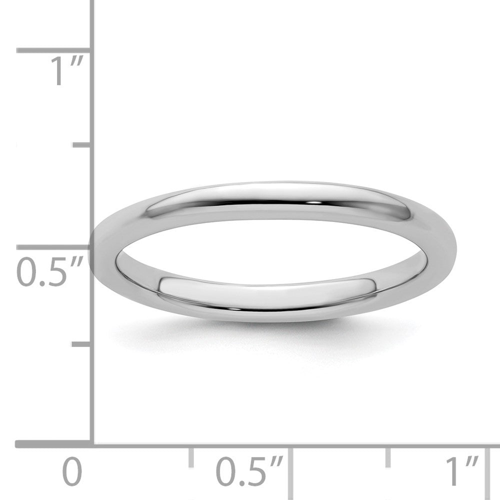 Sterling Silver Stackable Expressions Rhodium Polished Ring