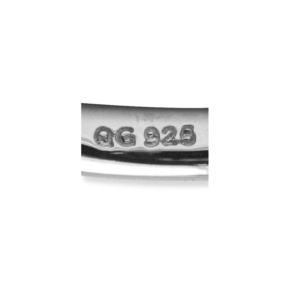 Sterling Silver Stackable Expressions Rhodium Ring