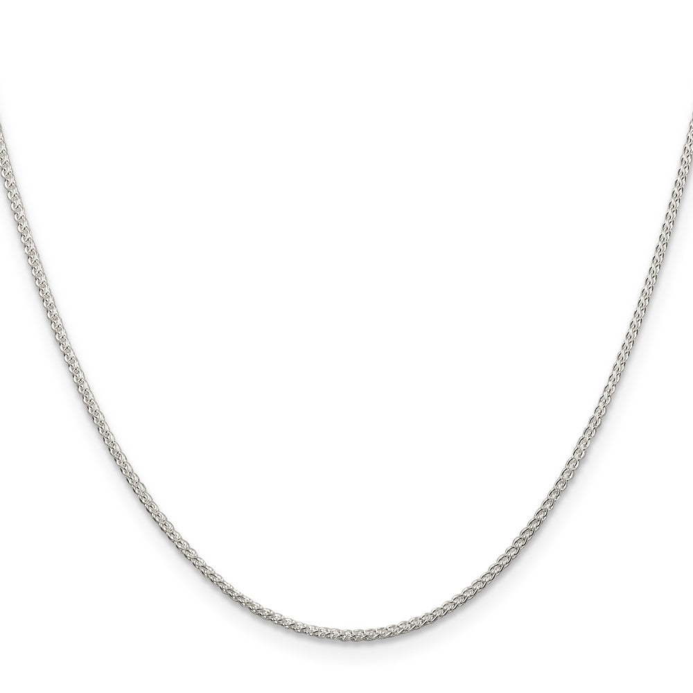 Sterling Silver 1.25mm Round Spiga Chain