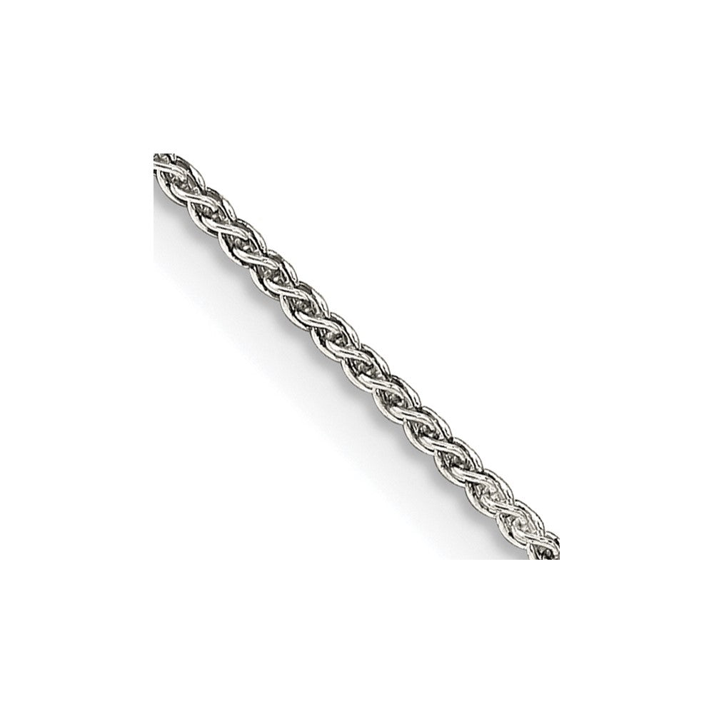 Sterling Silver 1.25mm Round Spiga Chain