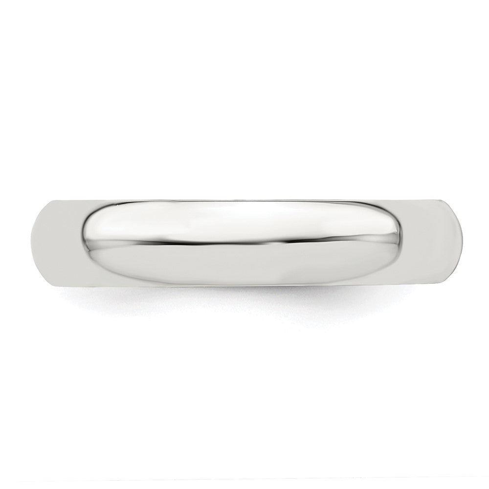 Sterling Silver 4mm Half Round Size 10 Band