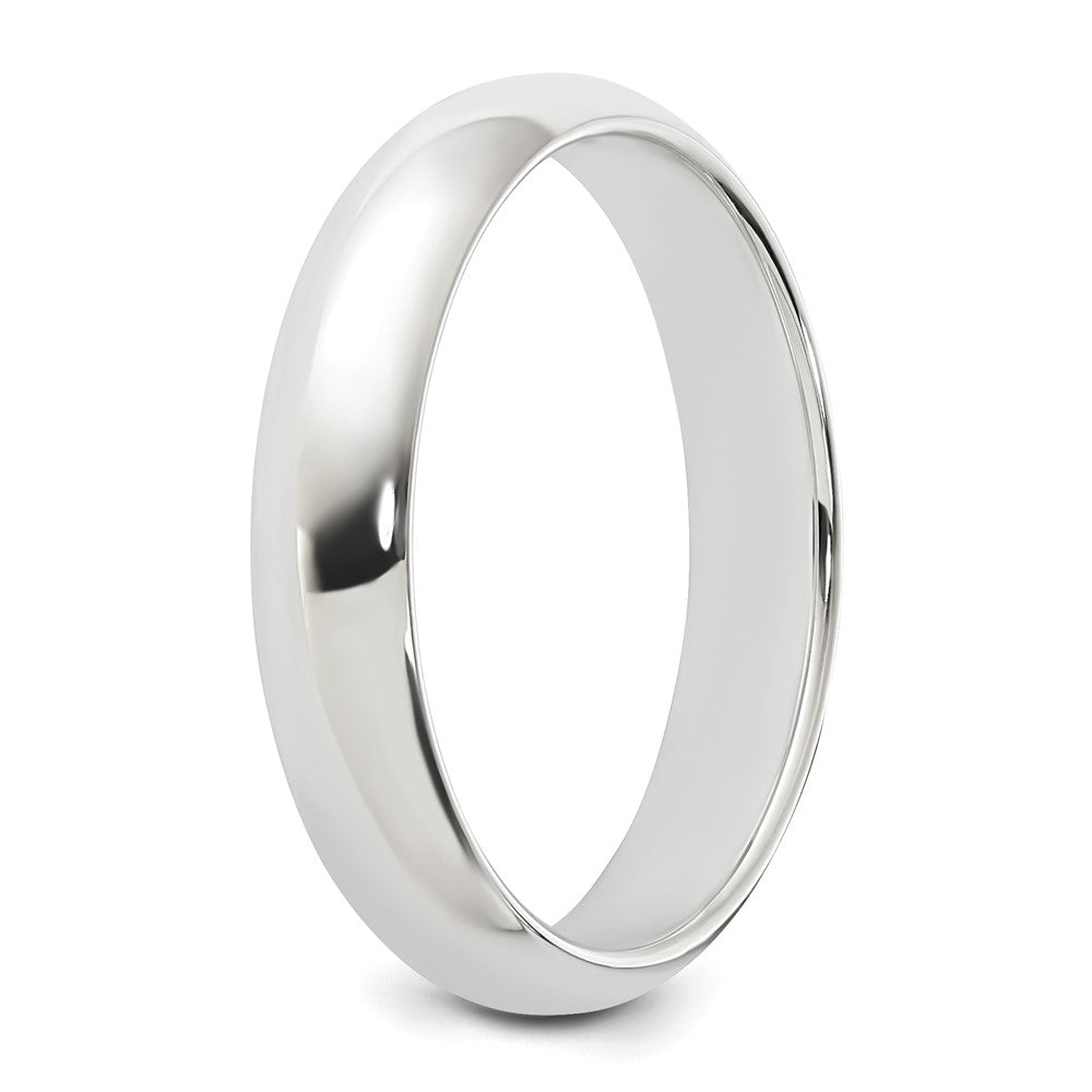 Sterling Silver 4mm Half Round Size 10 Band