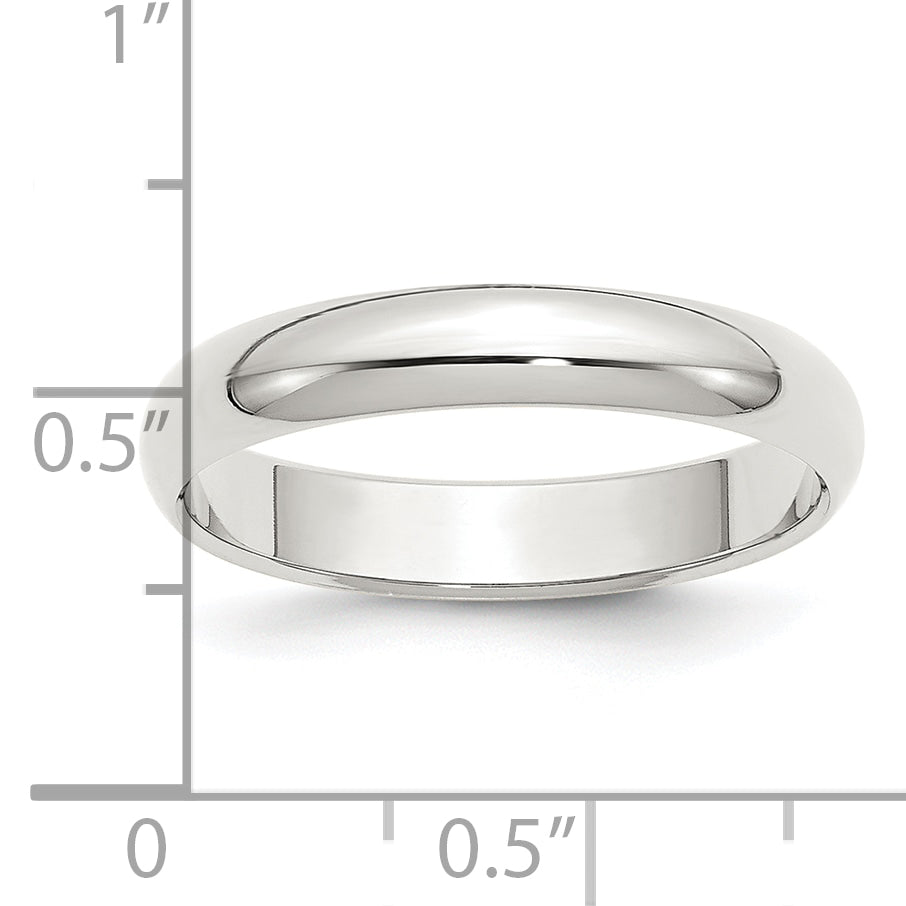 SS 4mm Half Round Size 13.5 Band