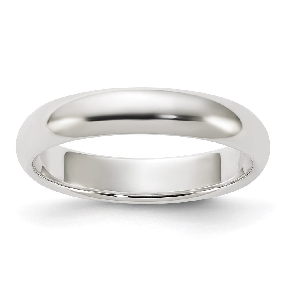 Sterling Silver 4mm Half Round Size 10 Band